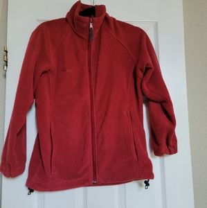 Columbia red fleece